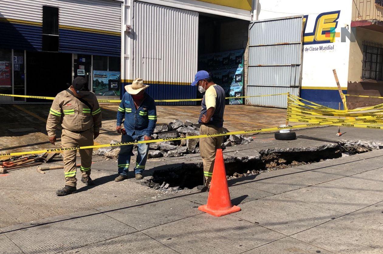 Interviene y repara Hidrosistema de Córdoba 15 socavones