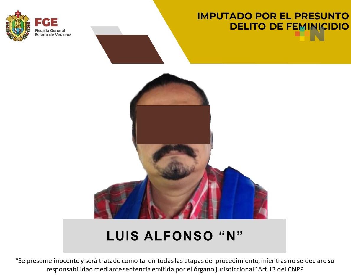 Luis Alfonso «N» es imputado por presunto delito de feminicidio, informa FGE