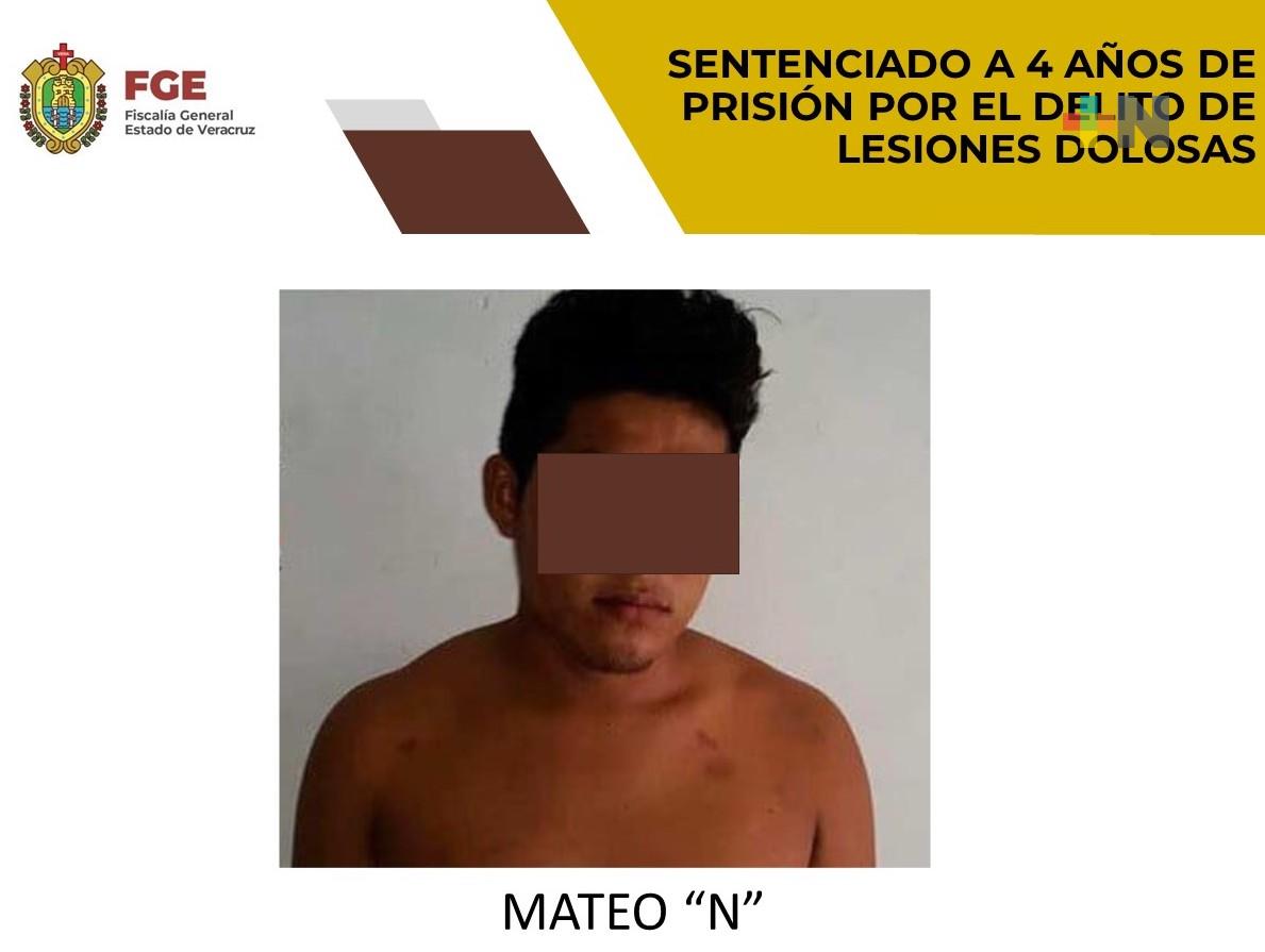 Mateo «N» es sentenciado a 4 años de prisión por lesiones dolosas