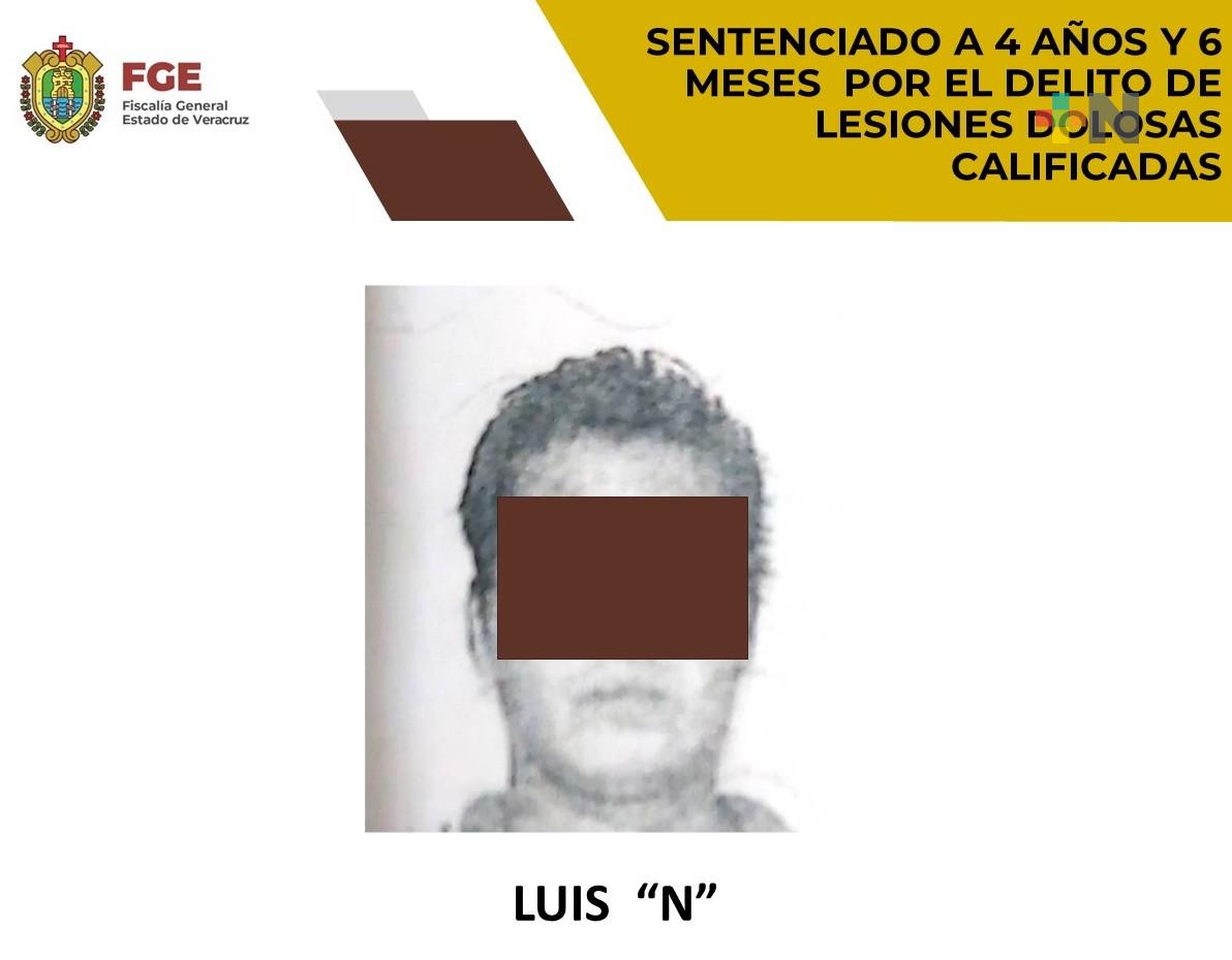 Luis «N» sentenciado a 4 años y 6 meses por lesiones dolosas calificadas