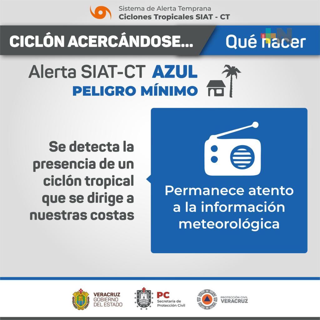 Alerta PC-Veracruz por entrada de tormenta tropical «Karl» a la entidad