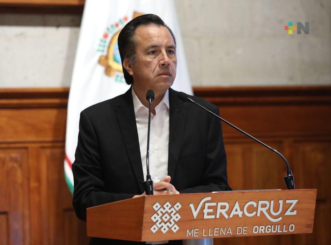 Veracruz se apegará a lineamientos de la nueva normalidad sanitaria: Gobernador