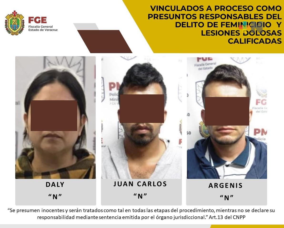 Vinculados a proceso, presuntos responsables del feminicidio de la maestra de Xalapa
