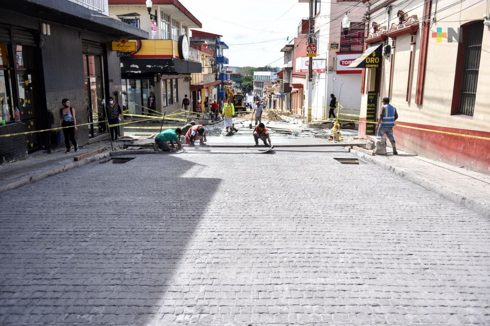 Avanza rehabilitación integral de la calle Nogueira