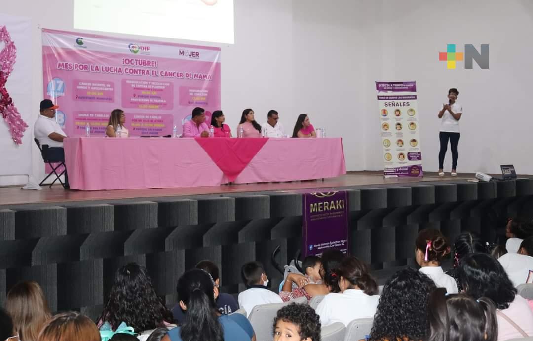 Realizan en Cuitláhuac semana de concientización sobre cáncer de mama