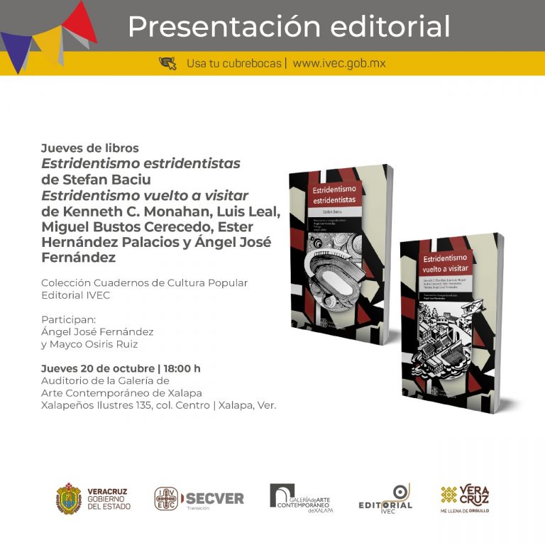 Presenta IVEC dos títulos sobre estridentismo este “Jueves de libros”, en la GACX