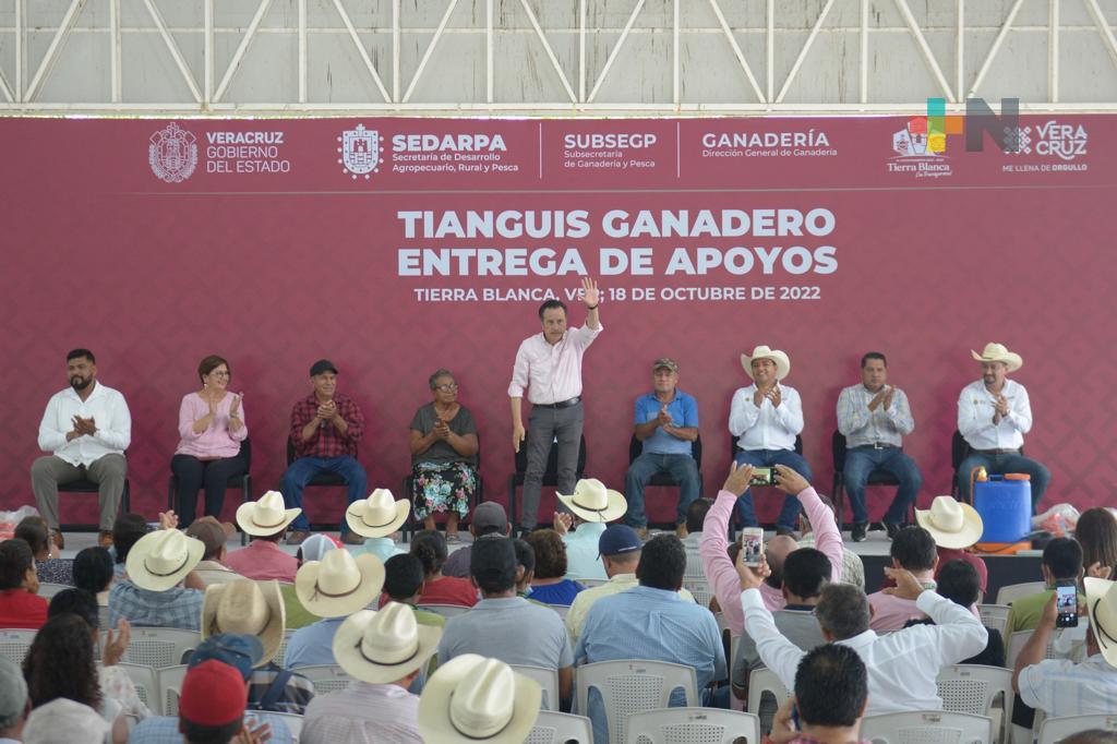 Con la Cuarta Transformación, apoyos llegan al campo para elevar la producción: Cuitláhuac García