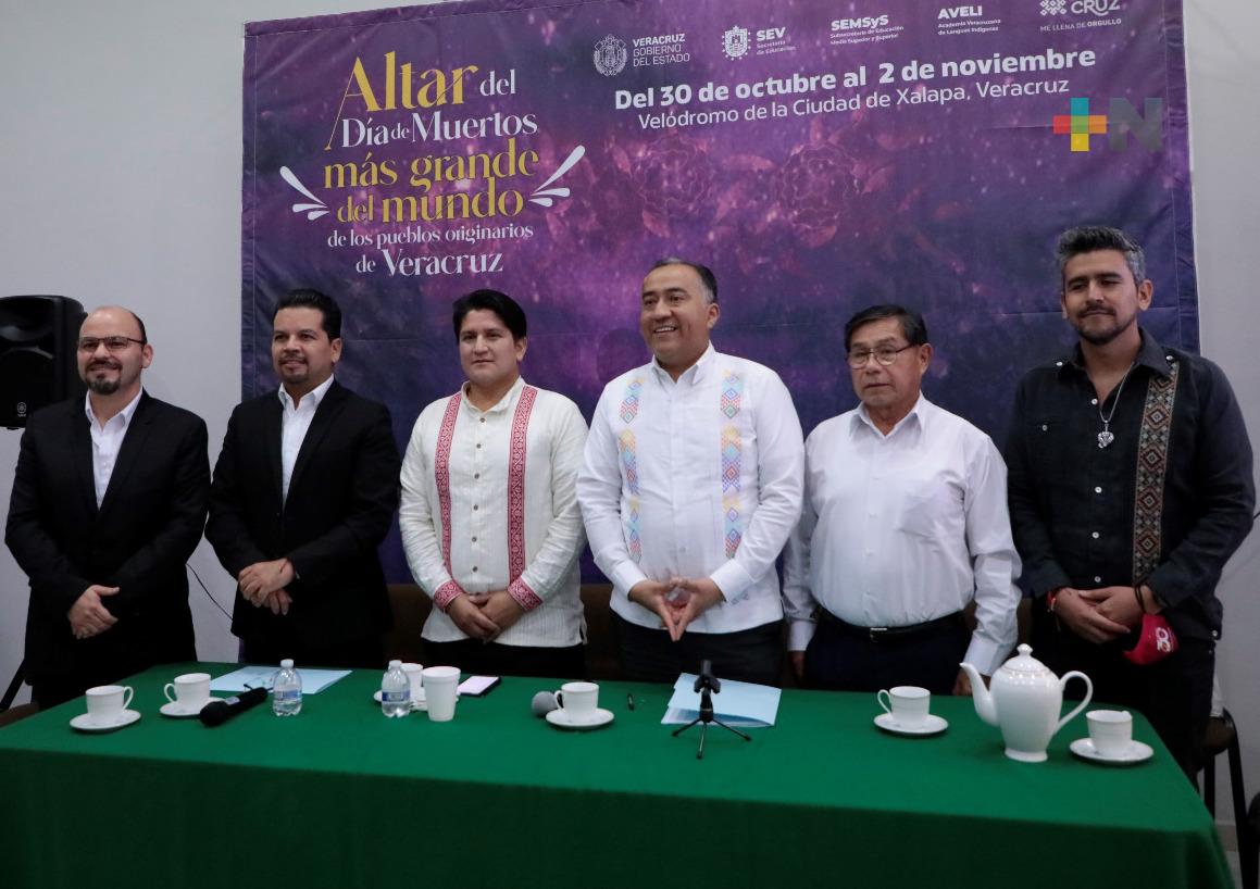 Altar del Día de Muertos más grande del mundo reunirá 10 pueblos originarios de Veracruz