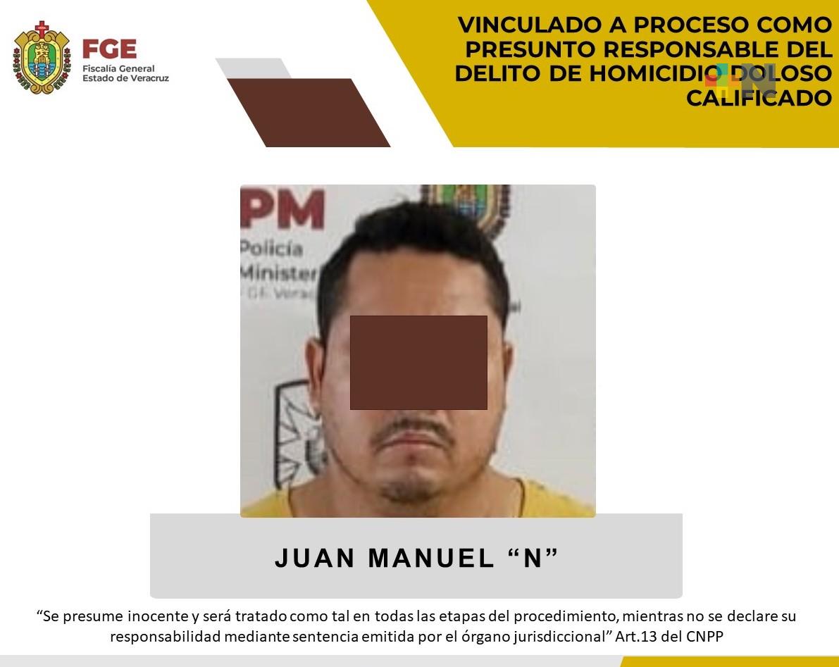 José Manuel «N» es vinculado a proceso por homicidio doloso calificado