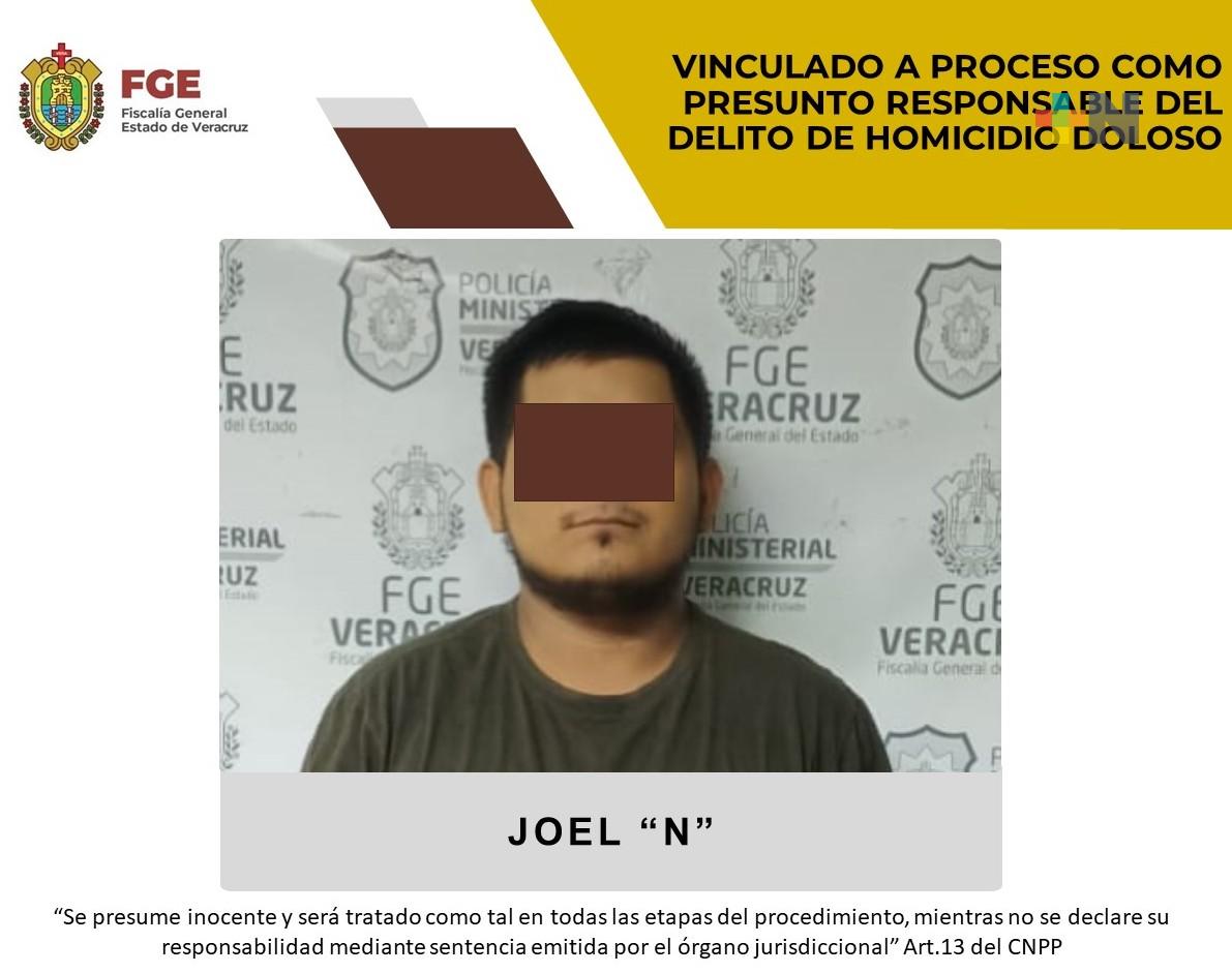 Joel «N» es vinculado como responsable del delito de homicidio doloso