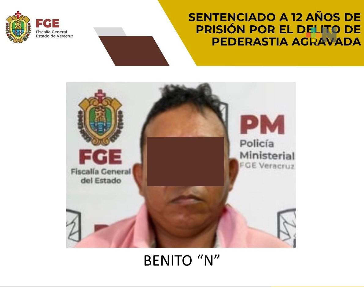 Benito «N» es sentenciado a 12 años de prisión por delito de pederastia agravada