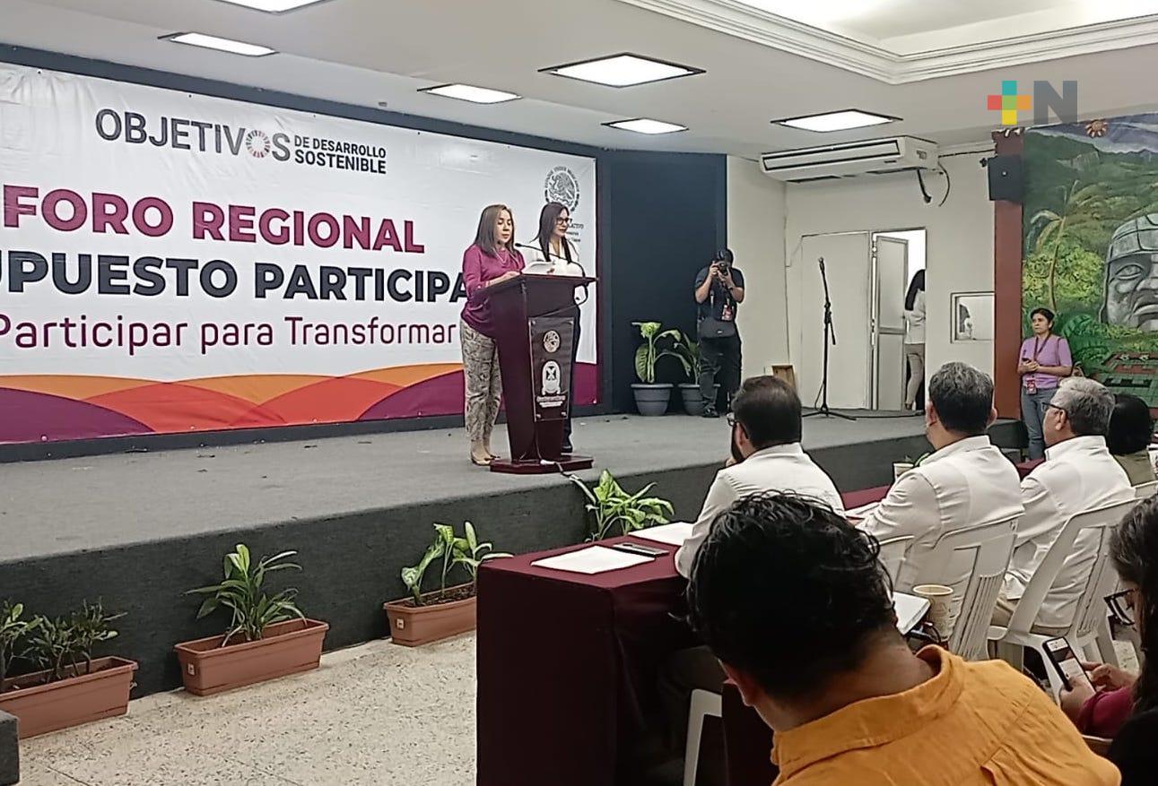 Realizan Foro Regional de Presupuesto participativo, herramienta pública