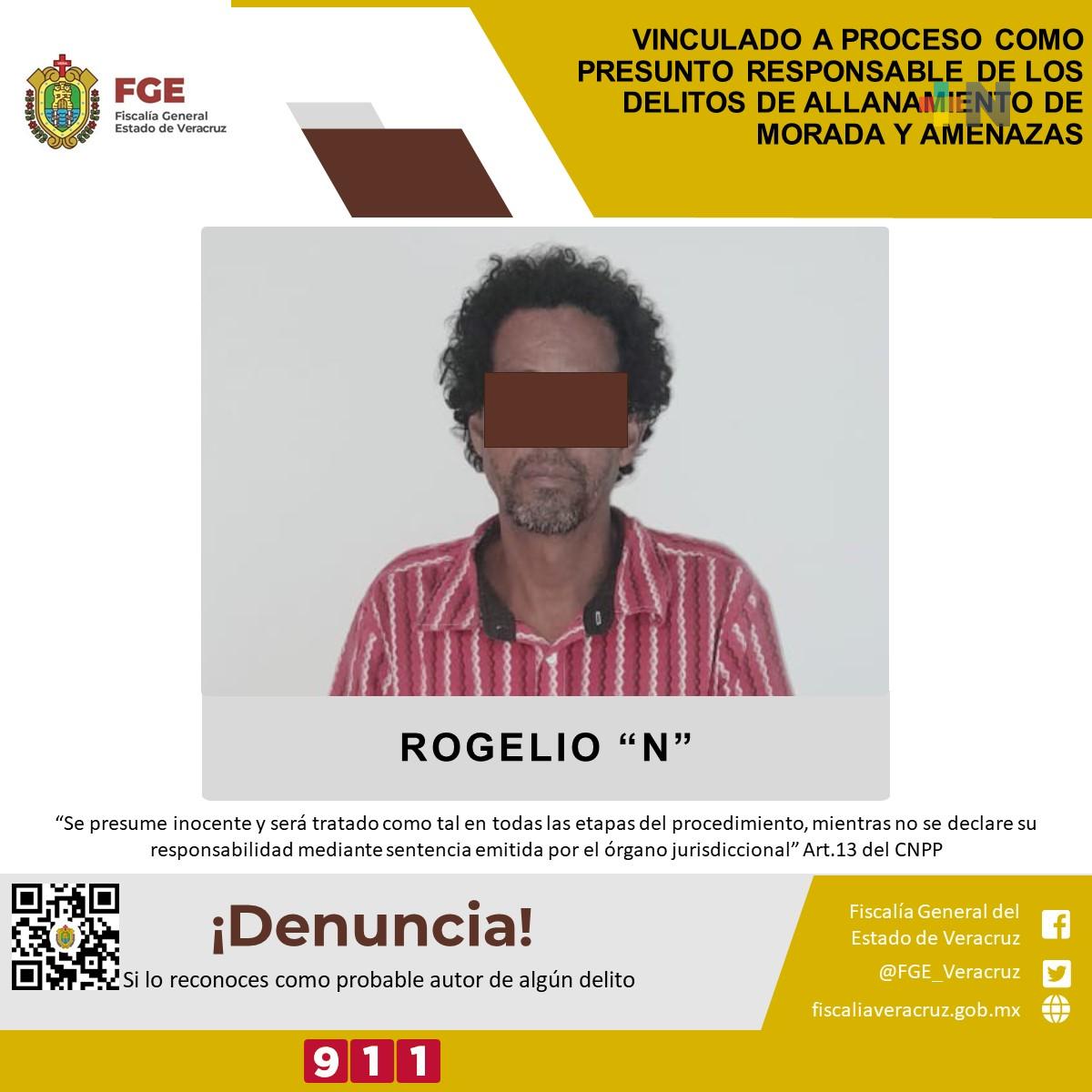 Rogelio «N» fue vinculado a proceso como responsable de allanamiento de morada y amenazas