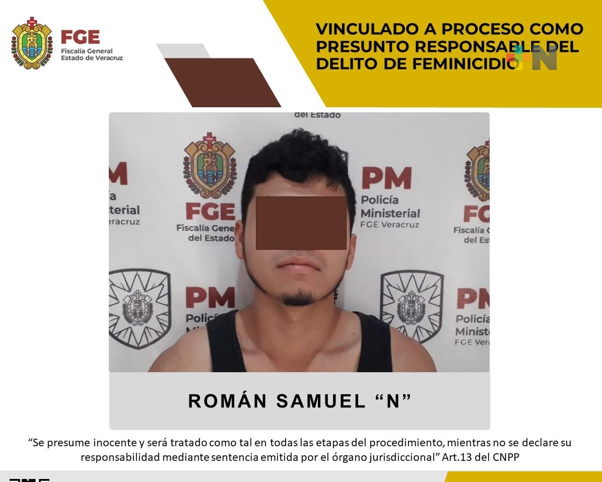 Román Samuel «N» fue vinculado a proceso por el delito de feminicidio
