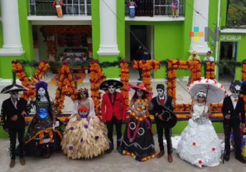 Xantolo indígena se llevó a cabo en Ilamatlán