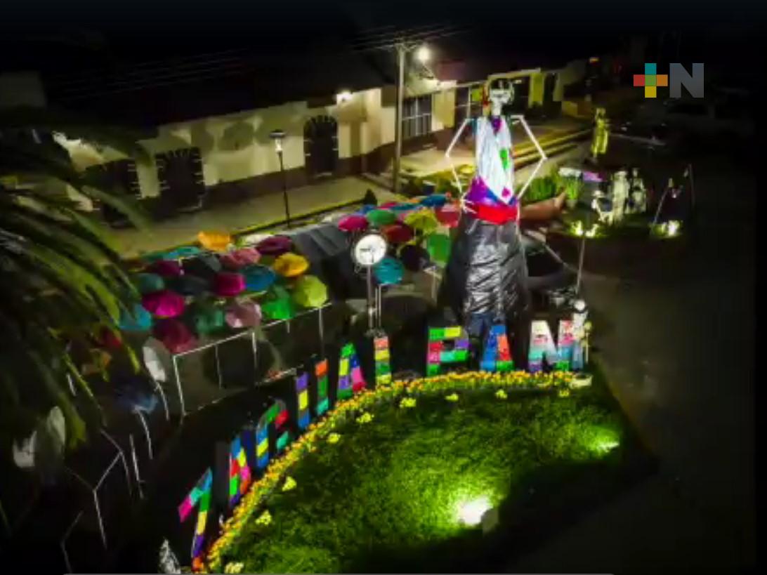 Altares de muertos y catrinas llegan a la huasteca y sierra norte de Veracruz