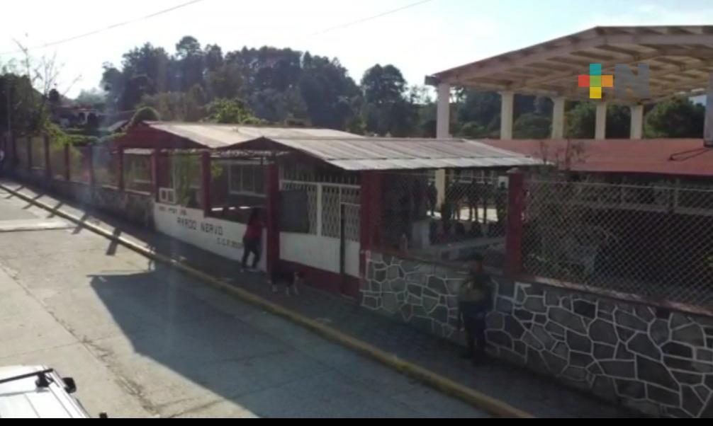 Alcaldía de Zacualpan y comunidad de primaria trabajan a favor de educación vial