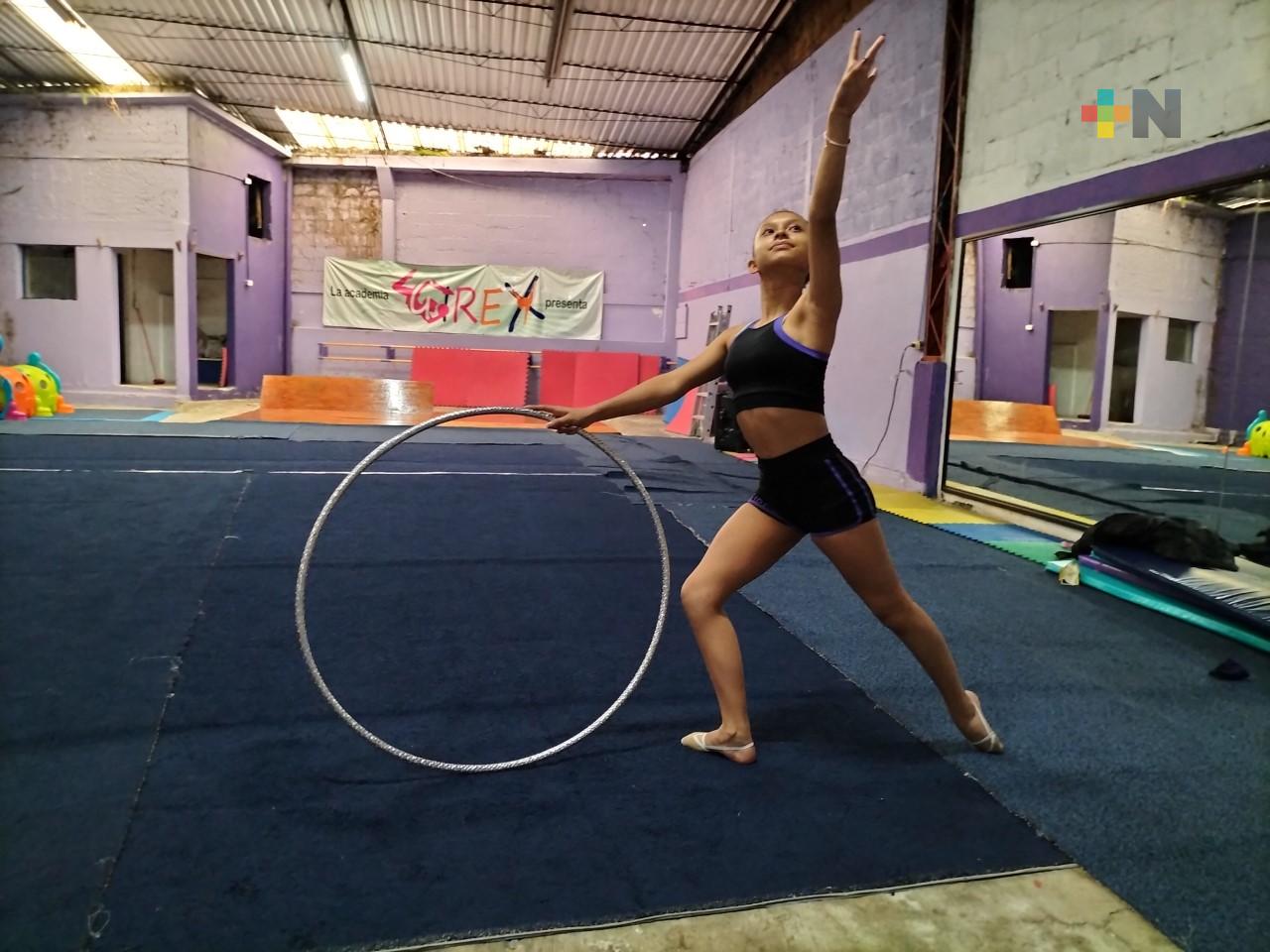 Andrea Fernández ganó bronce en Nacional de Gimnasia