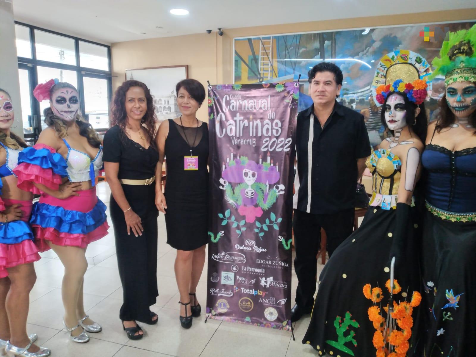 Carnaval de Catrinas 2022 se realizará en ciudad de Veracruz el fin de semana