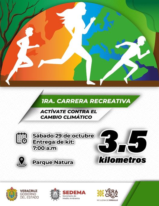 Invita Sedema a Primera Carrera Recreativa con Causa, en parque Natura
