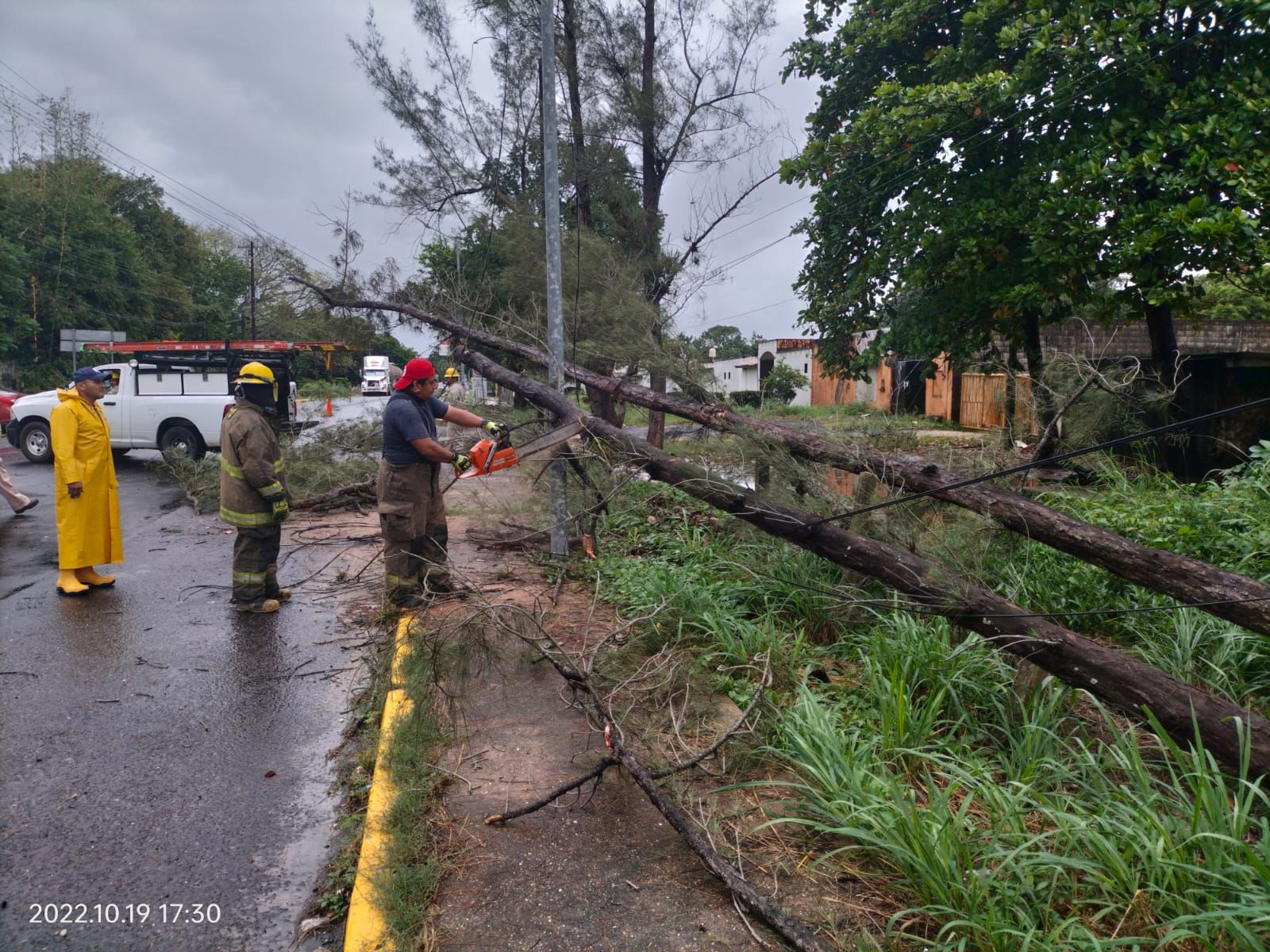 PC reporta afectaciones menores en Minatitlán tras paso de frente frío número cuatro