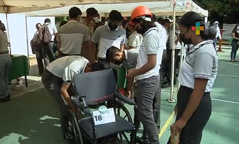 Alumnos del Conalep 058 participa en concurso con silla de ruedas automatizada
