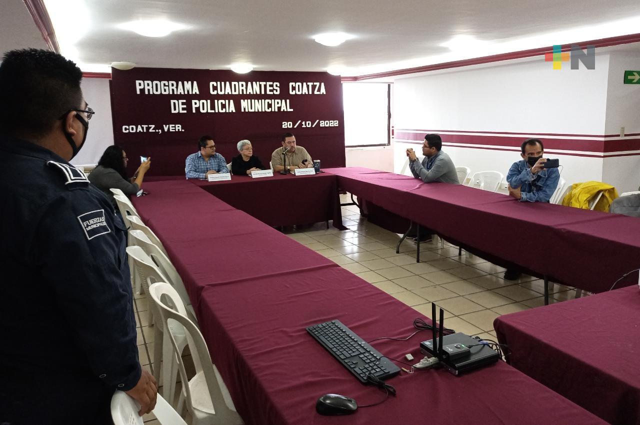 Policía Municipal de Coatzacoalcos realizará labores de proximidad social
