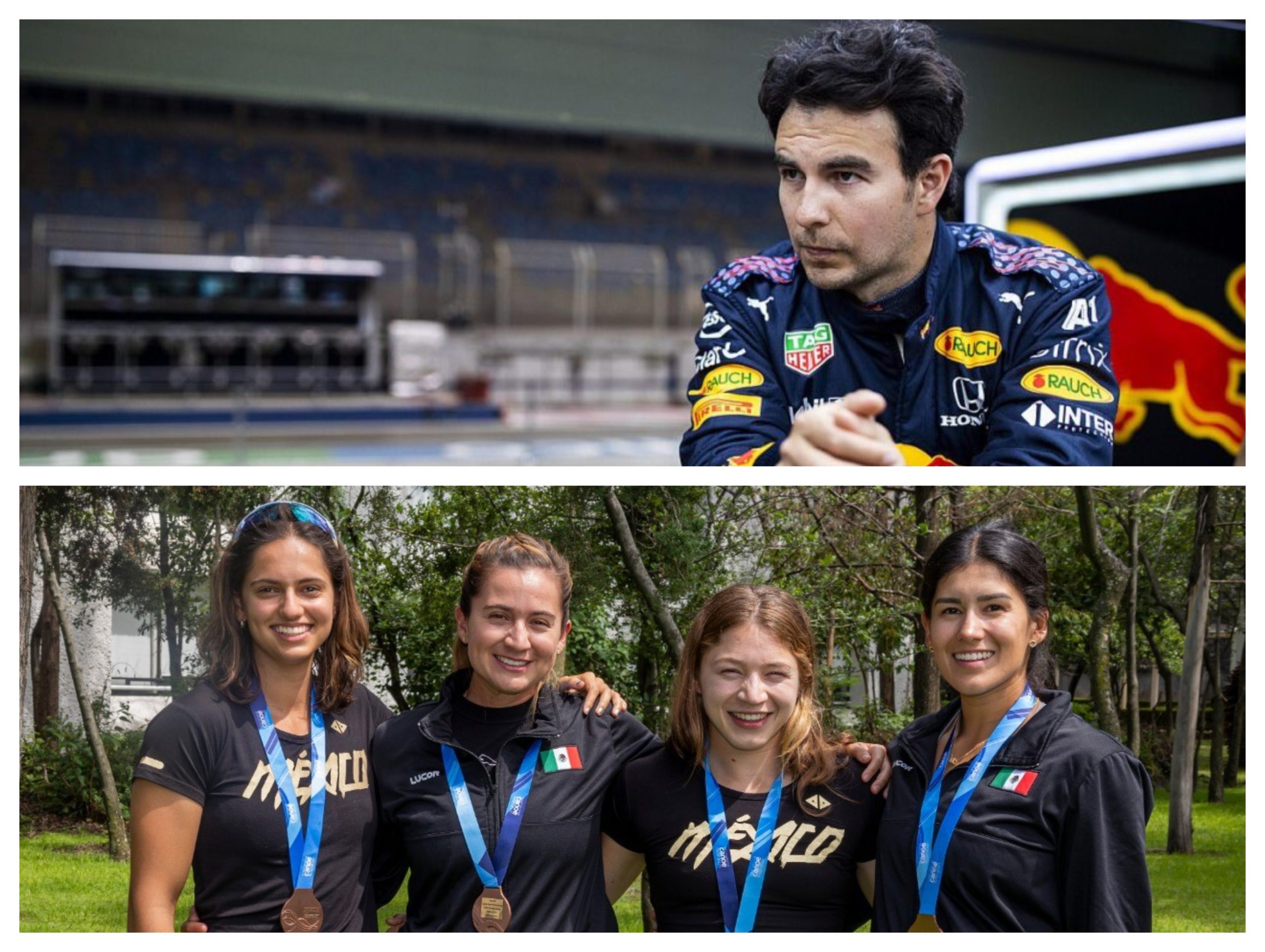 Checo Pérez y equipo femenil de canotaje ganan premio Nacional de Deportes 2022