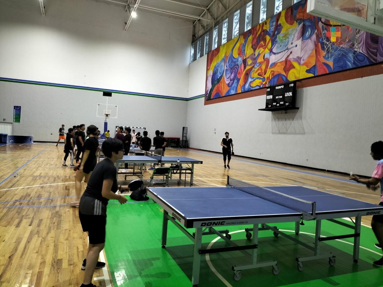 En Xalapa todo un éxito, el Torneo Interfacultades de Tenis de Mesa