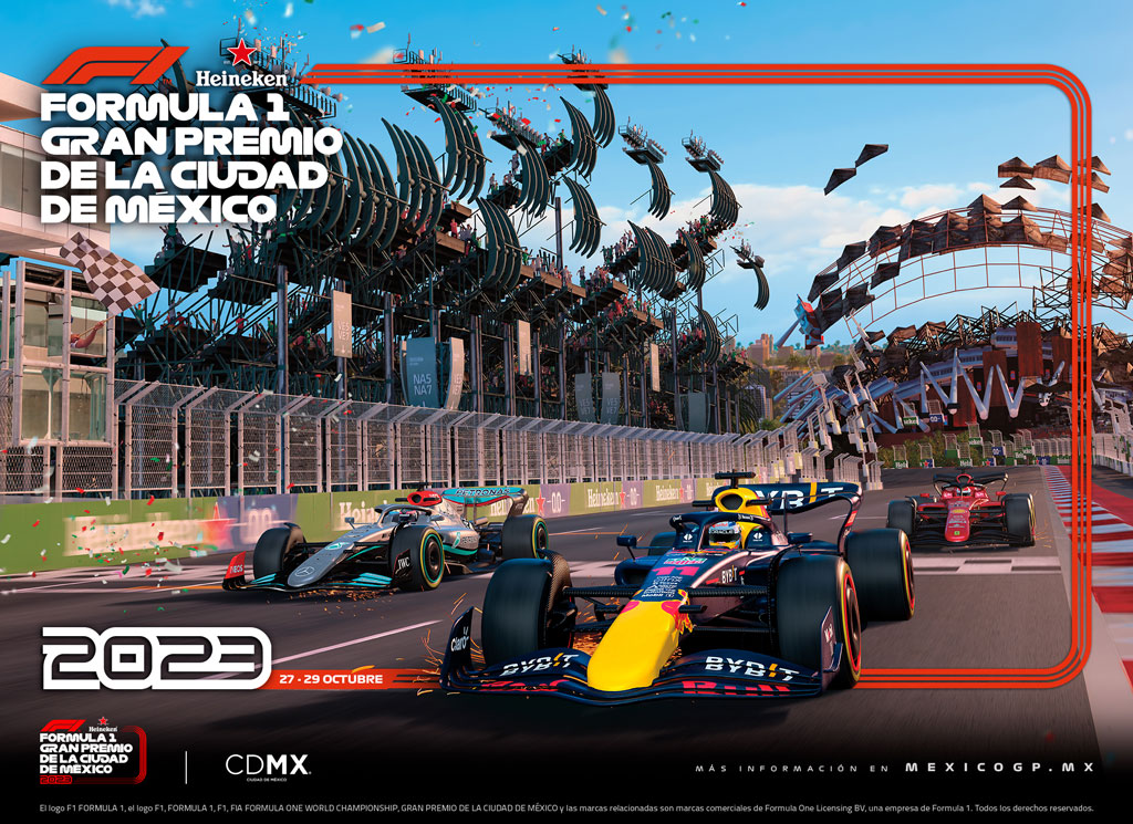 México GP presenta póster de la F1ESTA 2023