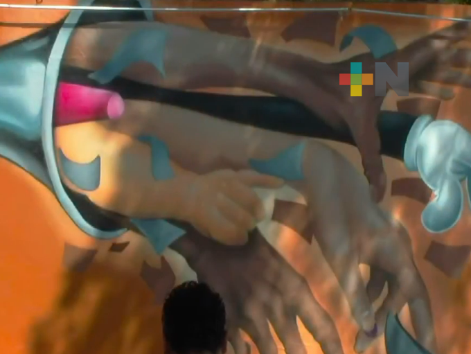 OPLE Veracruz premia a ganadores de concurso de arte urbano