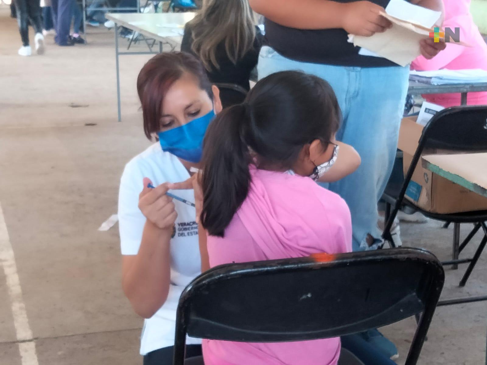 Con éxito concluyó vacunación antiCovid a niños de cinco a 11 años en Fortín