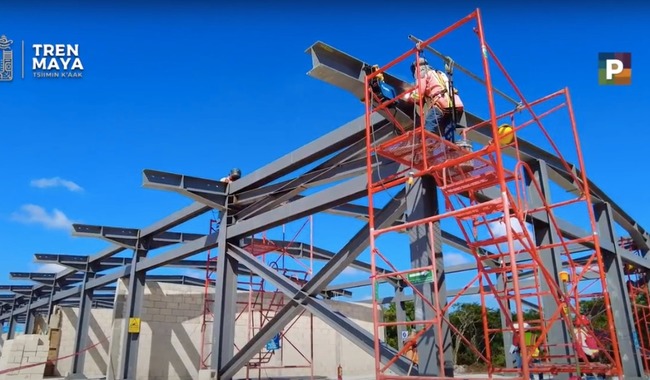 Comienza Tren Maya fabricación de prelosas para viaducto en Tenosique, Tabasco
