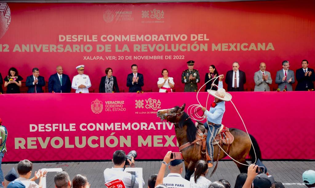 Conmemora Veracruz 112 Aniversario de la Revolución Mexicana, la tercera gran transformación del país