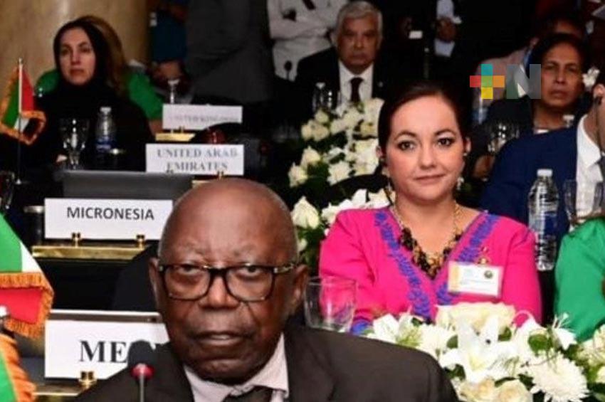 Resalta Adriana Bustamante en COP27, avances de México en combate al cambio climático