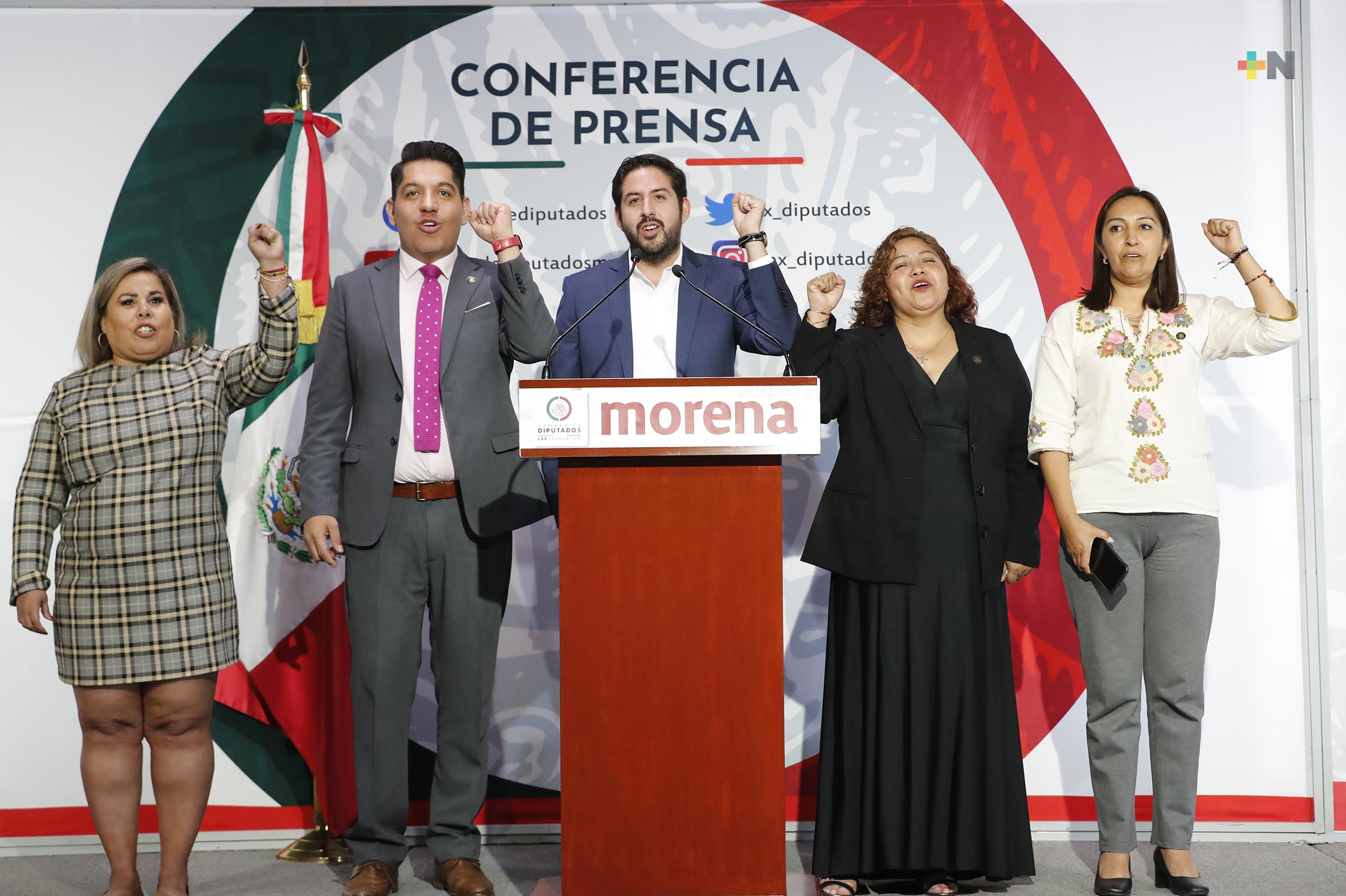 Convocan diputados de Morena a acudir a la marcha del 27 de noviembre