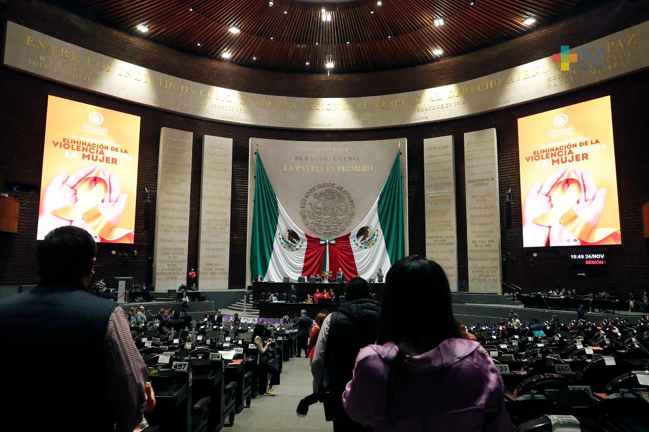 Cámara de Diputados conmemora el Día Internacional de la eliminación de la violencia contra la mujer