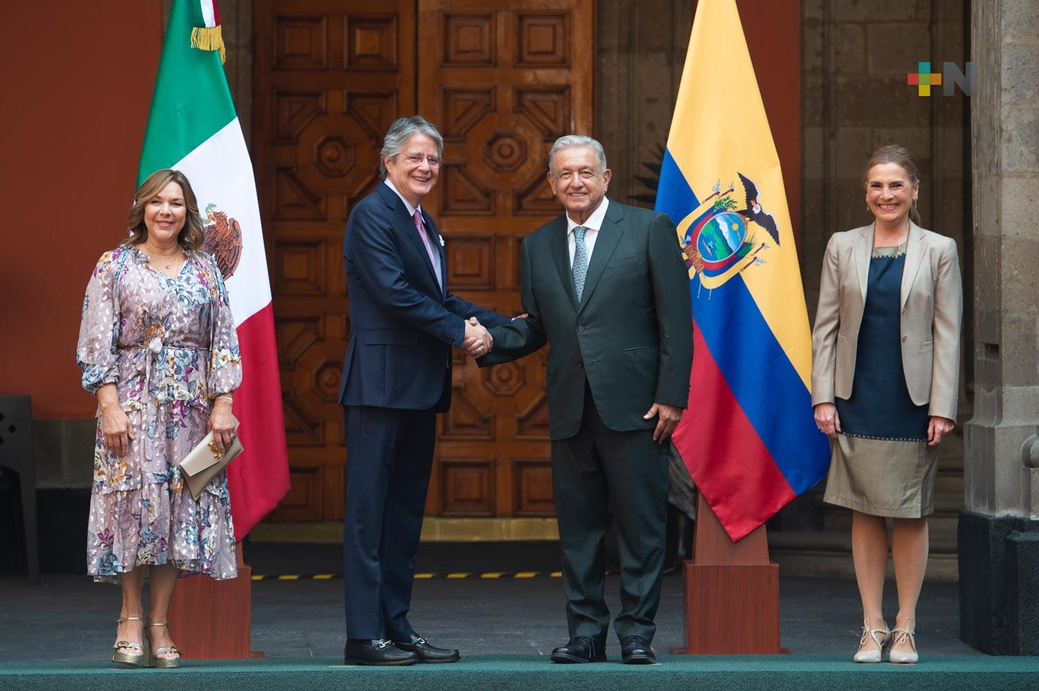 Presidente López Obrador destaca acercamiento con Ecuador para lograr acuerdo comercial