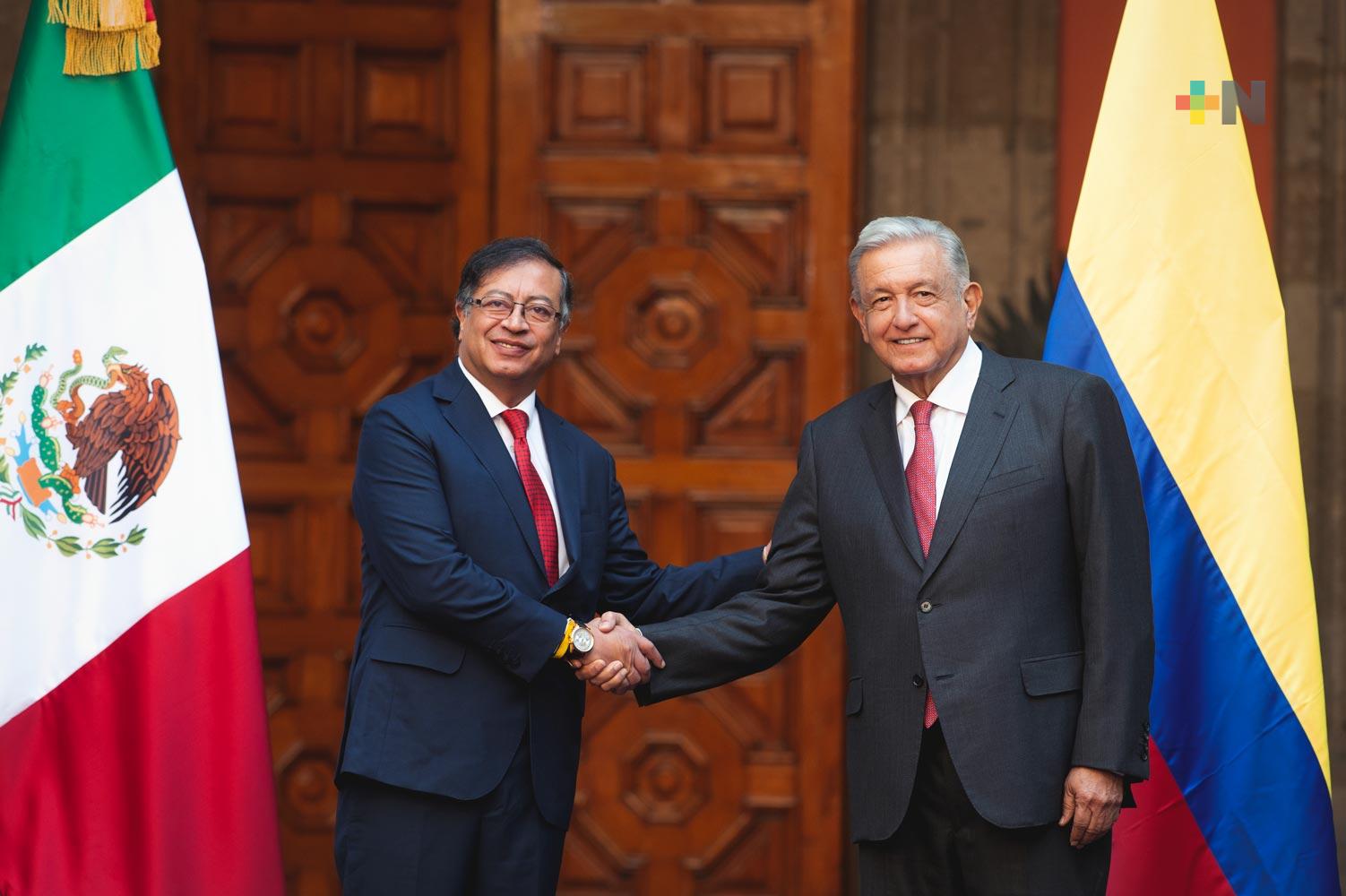 Presidente López Obrador resalta hermandad entre México y Colombia