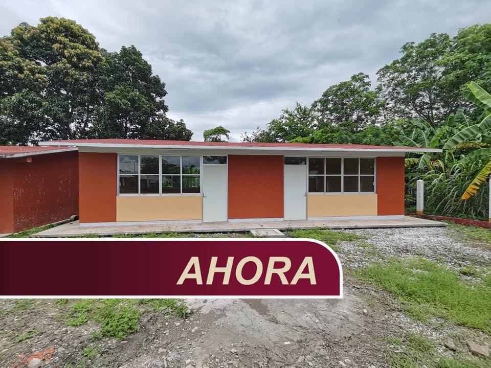 Entregan aulas y obras a primaria del municipio de Tempoal
