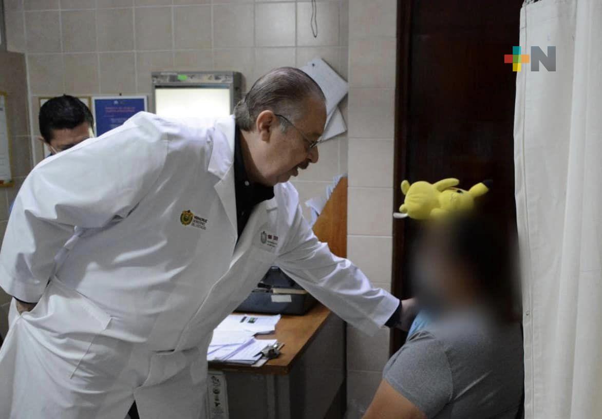 Secretario de Salud estatal supervisa el Hospital General de Misantla