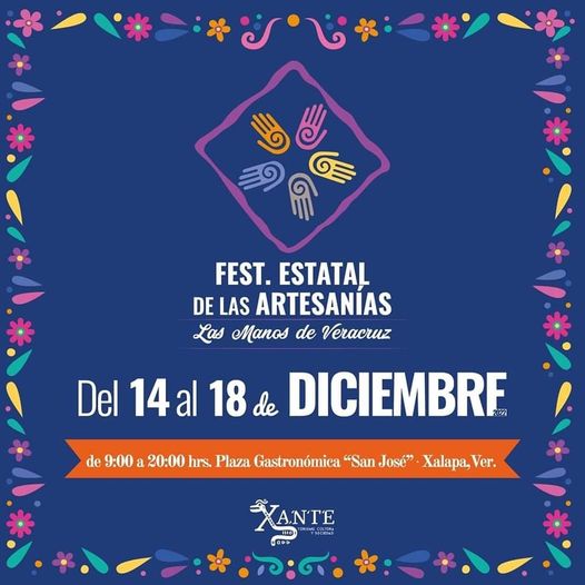 Xalapa será sede del Festival Estatal de las Artesanías “Las manos de Veracruz”