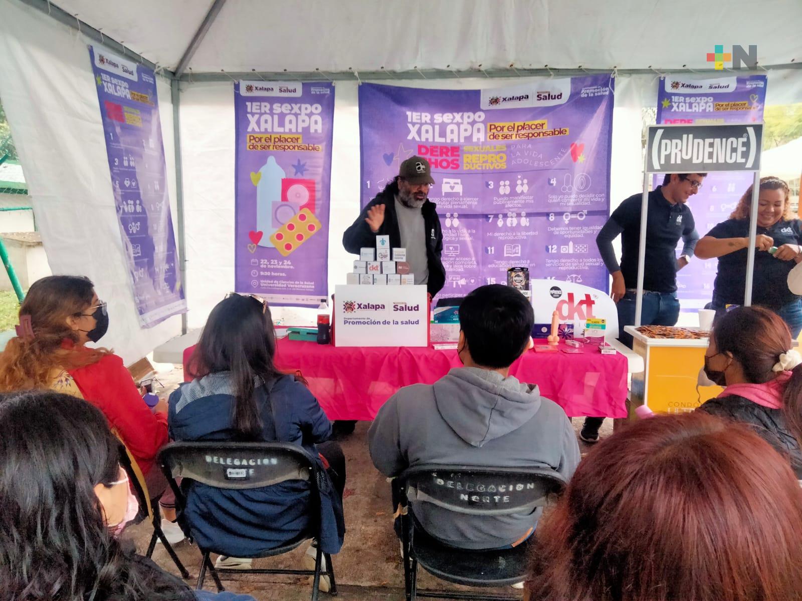 Comenzó primera Sexpo Xalapa en la Unidad de Ciencias de la Salud de la UV