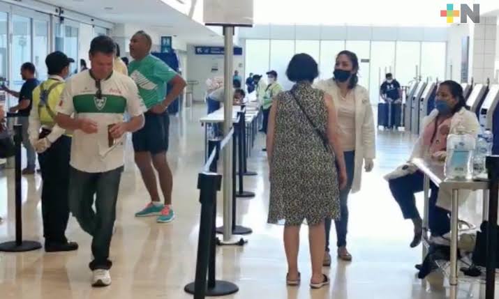 Aeropuerto de Veracruz sin registrar casos de Covid entre pasajeros ni personal