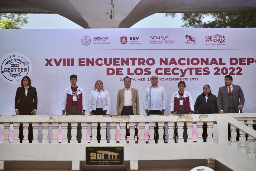 Inaugura Gobernador el XVIII Encuentro Nacional Deportivo CECYTES