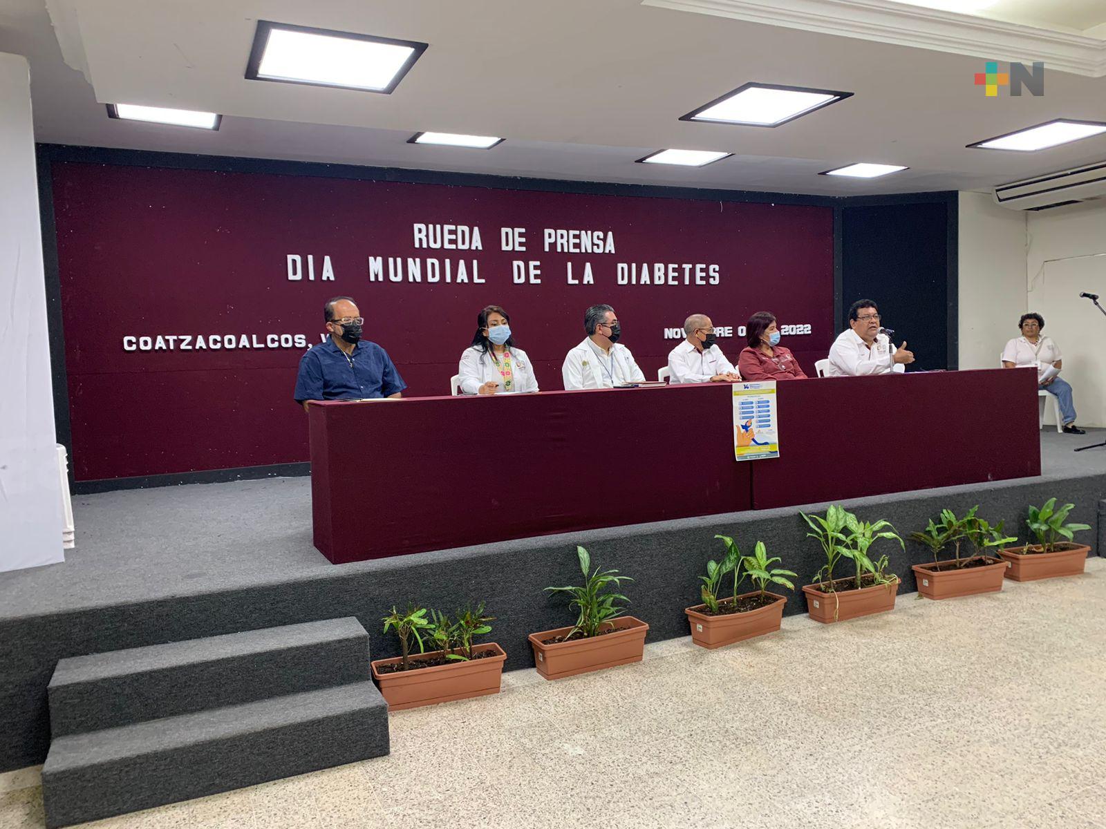 Conforman grupos de ayuda para combatir la diabetes en Coatzacoalcos