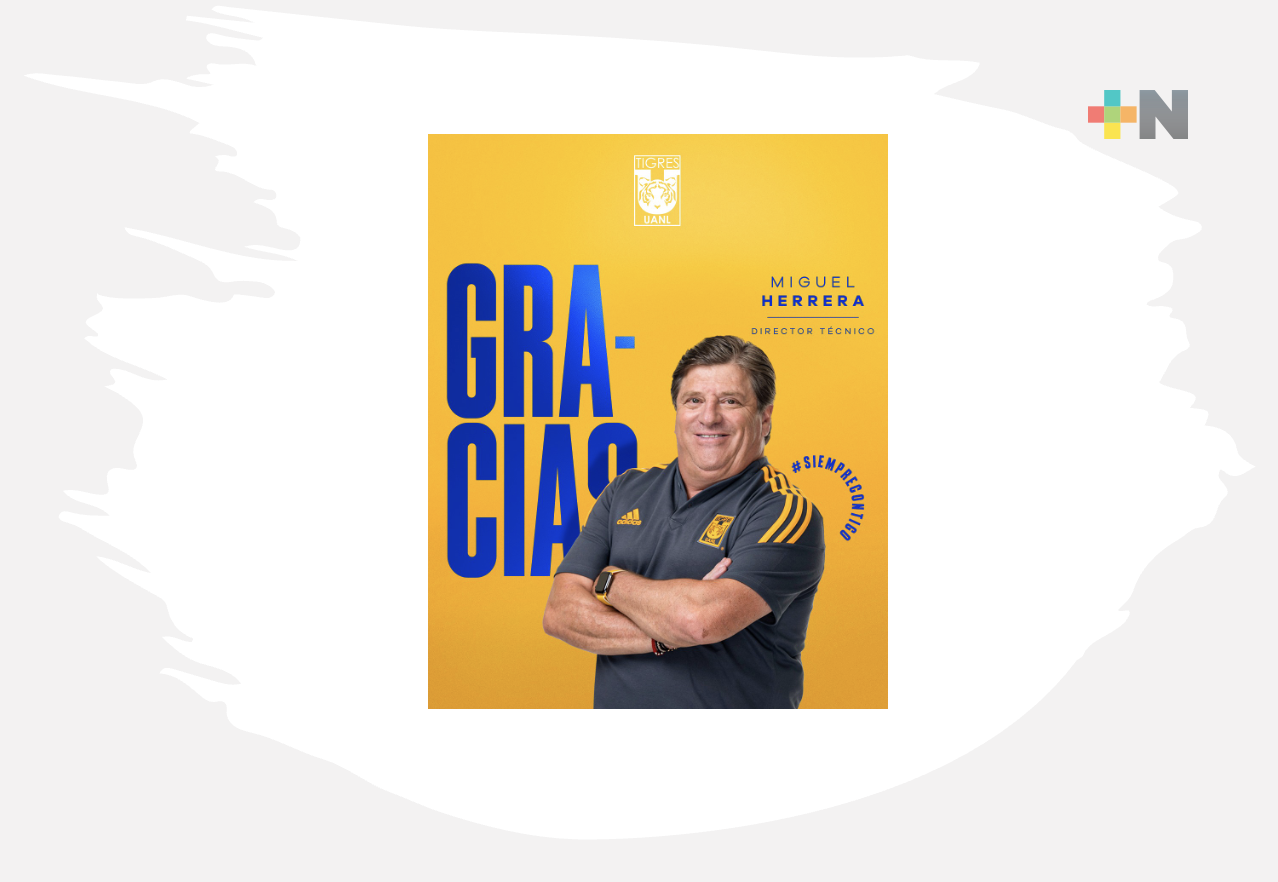 ¡Gracias! «Piojo» Herrera deja la dirección técnica, en Tigres