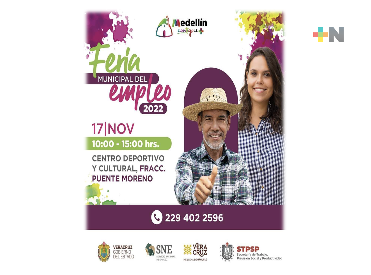 Este jueves 17 de noviembre se realizará la Feria del Empleo, en Medellín