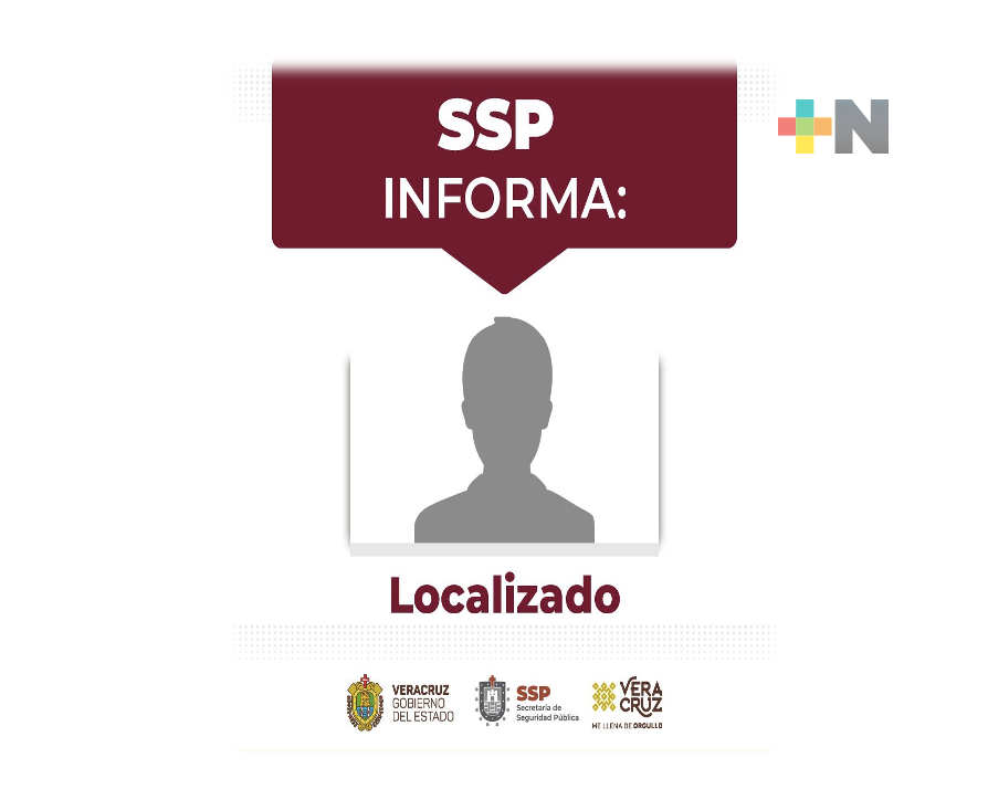 Localiza SSP a persona presuntamente privada de la libertad