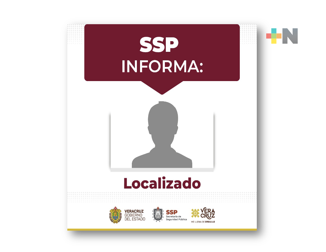 Localiza SSP a persona privada de la libertad en Minatitlán